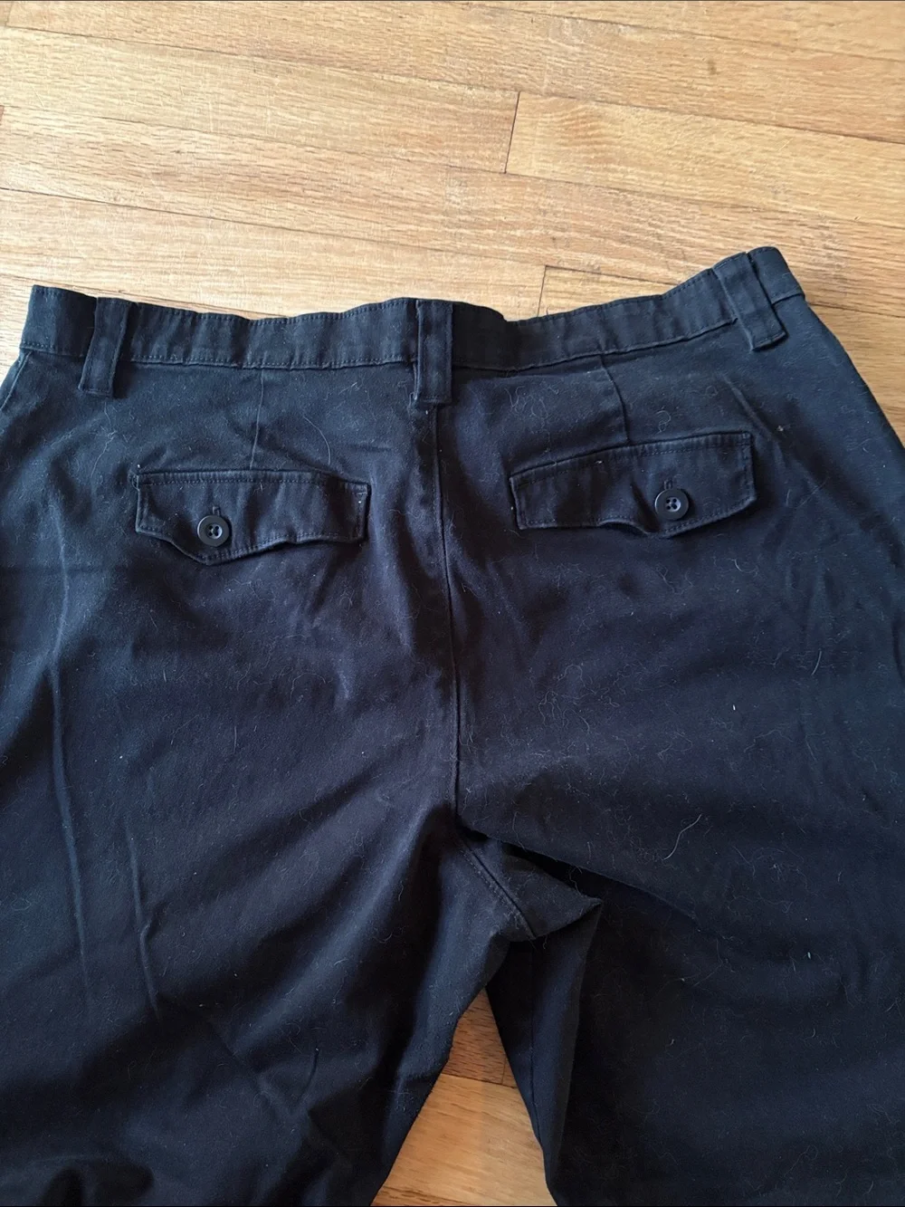 Lee Women's Black Straight-Leg Chinos